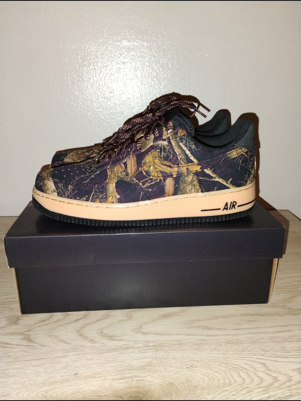Nike Air Force 1 07 Low Black Realtree Camo IH1221-900 Men SZ 10.5 Lifestyle NWB